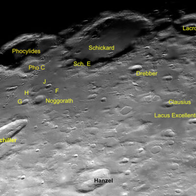 Schickard Crater and vicinity